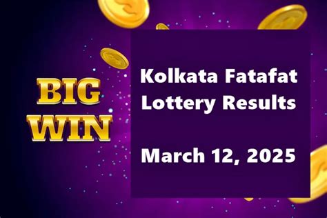 kolkata jackpot|Kolkata FF Fatafat result 26.6.2021: Check FF result online.